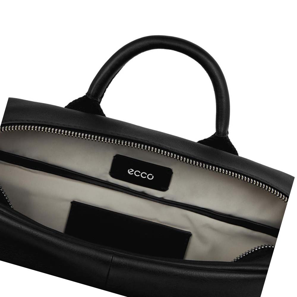 Men's Ecco Journey Camera Shoulder Bags Black | Canada 781SGL